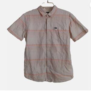 O'Neil Standard Fit Small Button Up Casual‎ Cotton Short Sleeve Surf Shirt C15